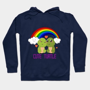 Cute Animal Turtle Design Hoodie